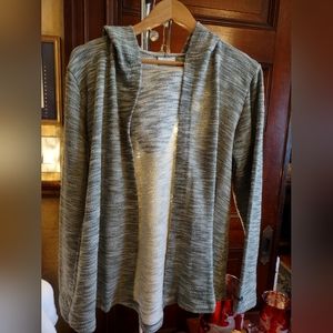 Columbia Sportswear Ladies Hooded LS Jacket, Sz Small, Open front, lightweight.